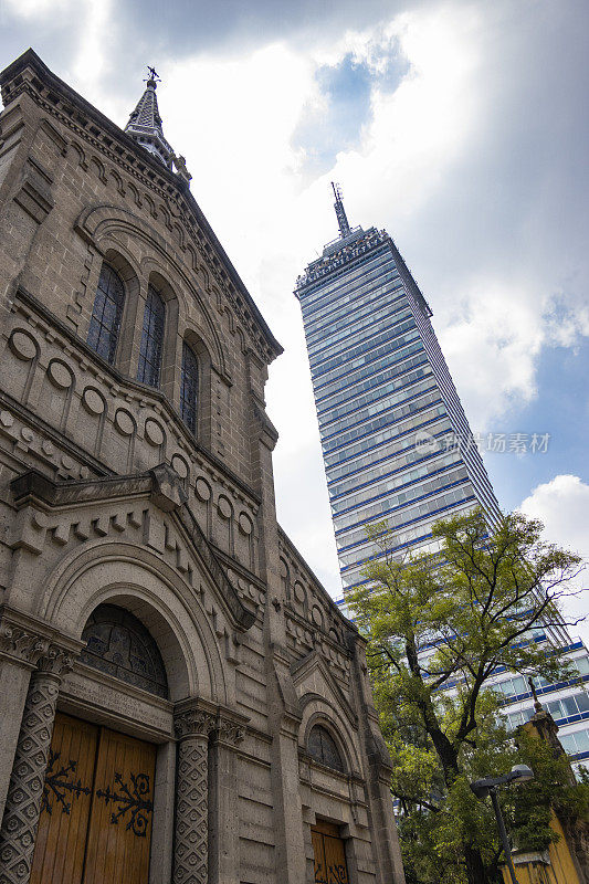 墨西哥墨西哥城Torre Latinoamericana建筑外观